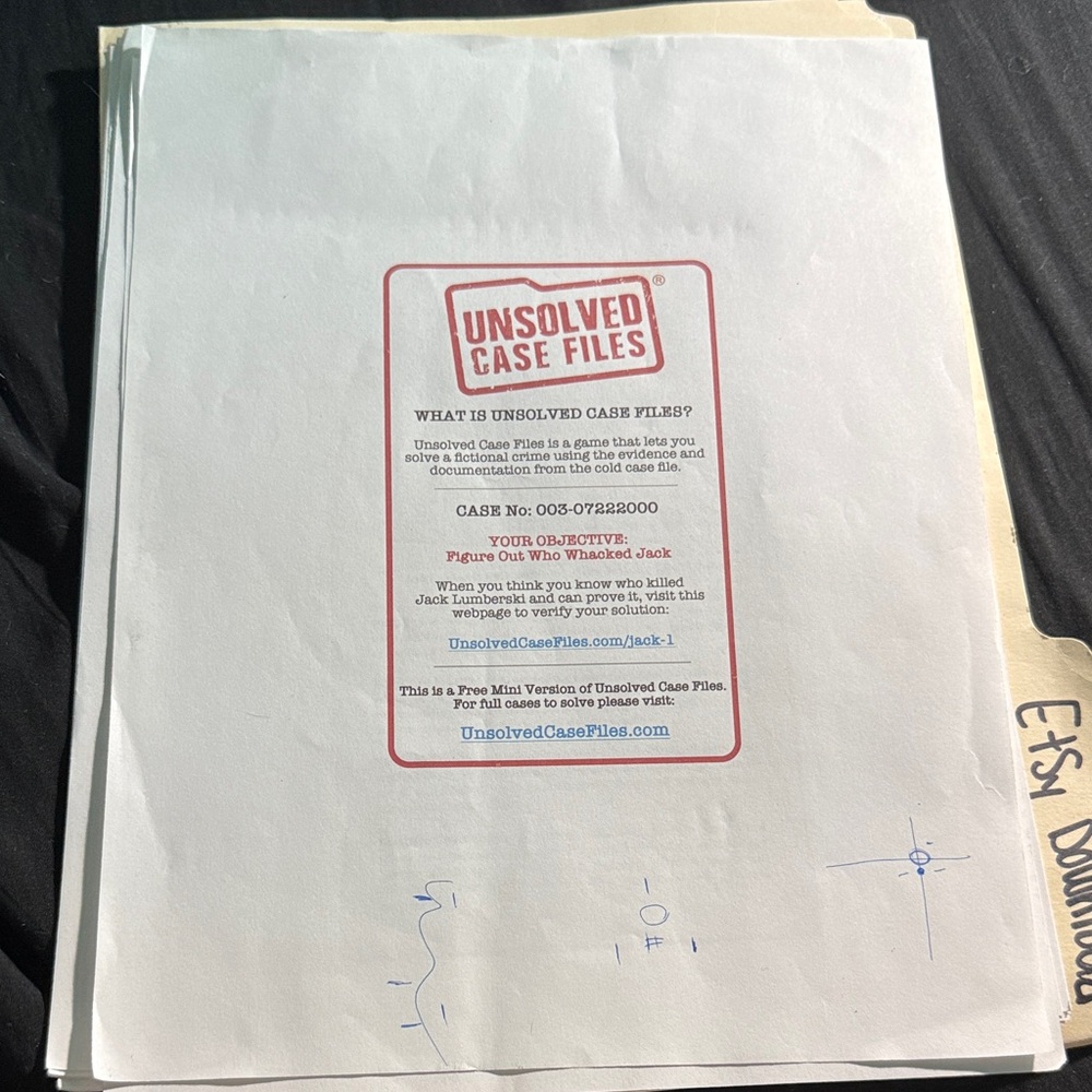 Mystery Game - White